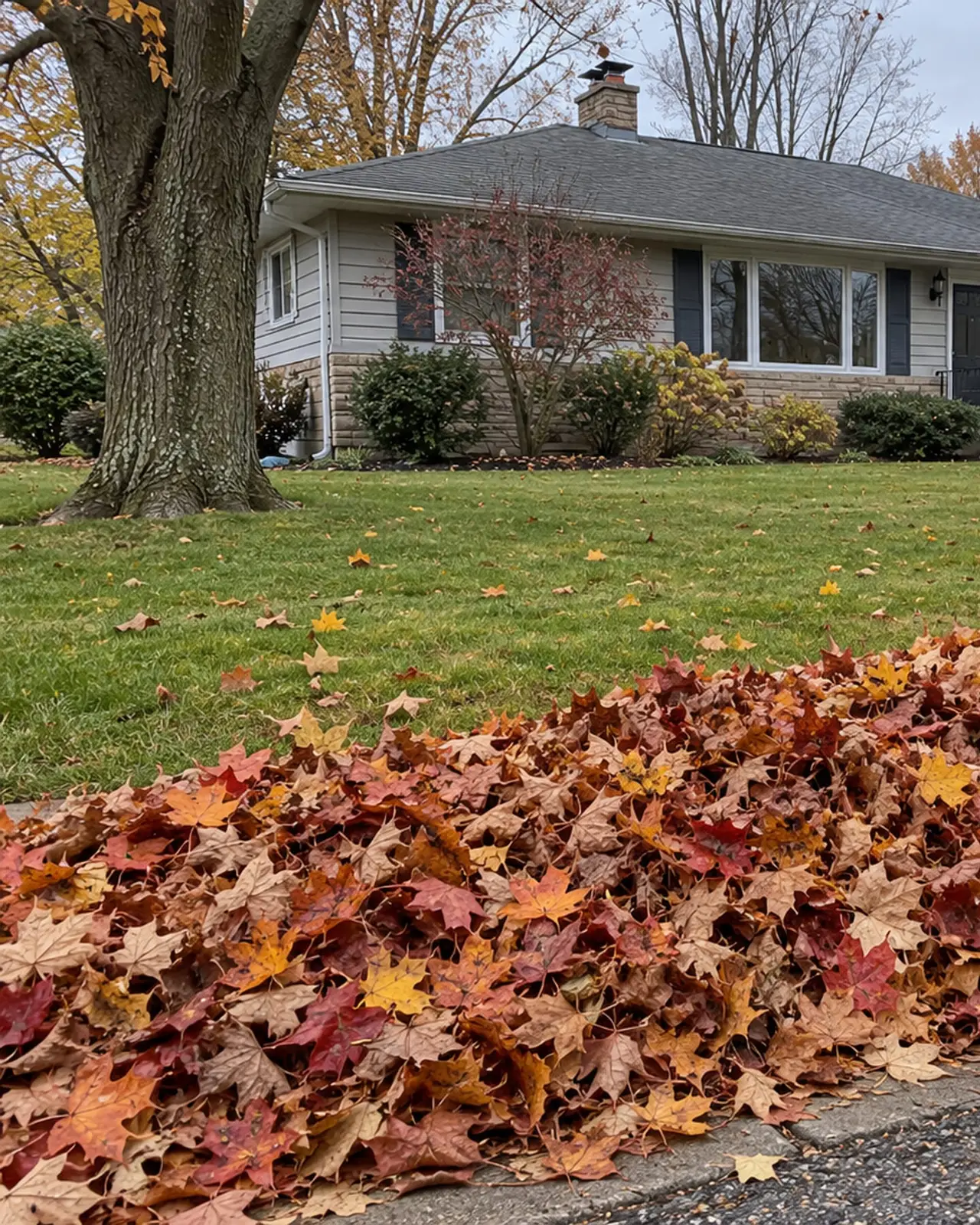 Leaf Removal & Cleanup — Integra Lawn Metro Detroit